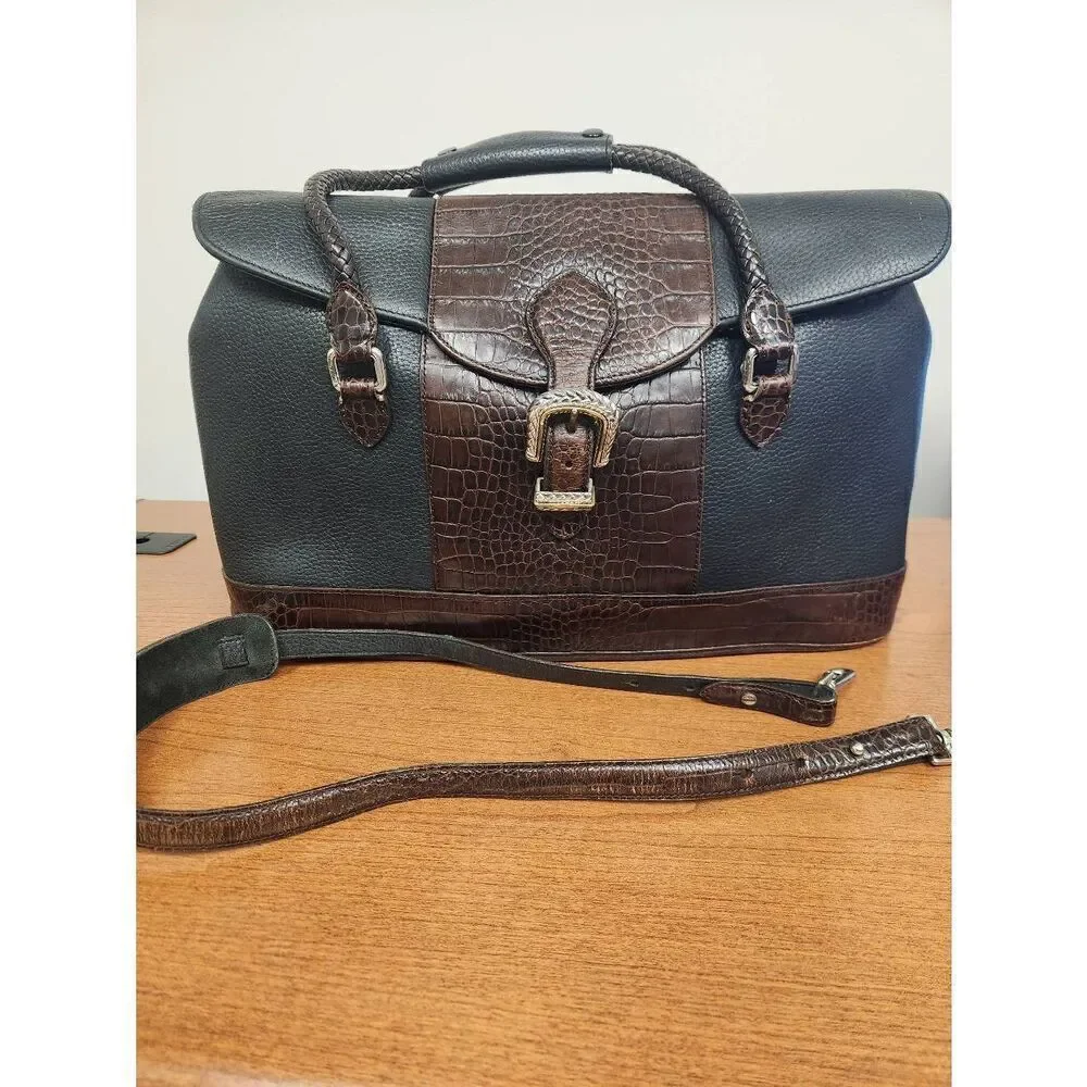 BRIGHTON Vintage for Business Collection Two Tone Women's Briefcase Bag